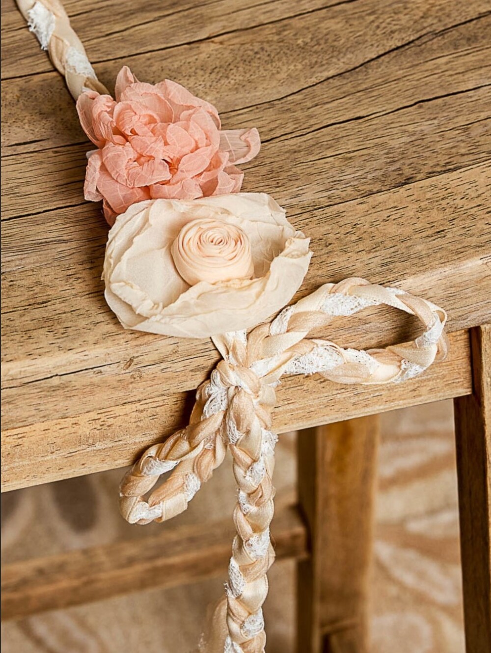 #1853 POL Blushing Petals Boho Floral Belt